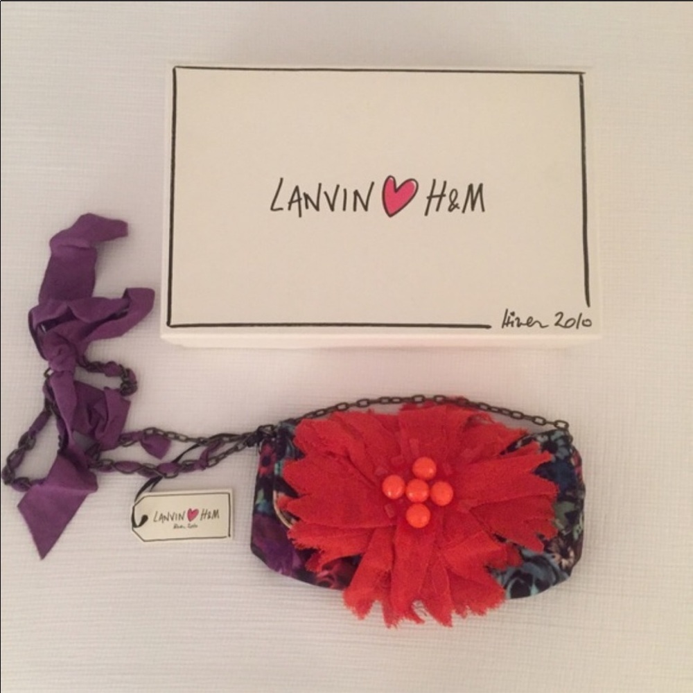 Authentic Lanvin x H&M Collab purse from 2010